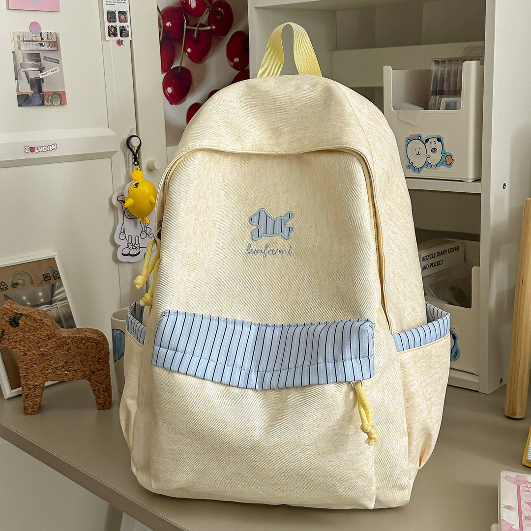 Lässiger Canvas Rucksack Karnz