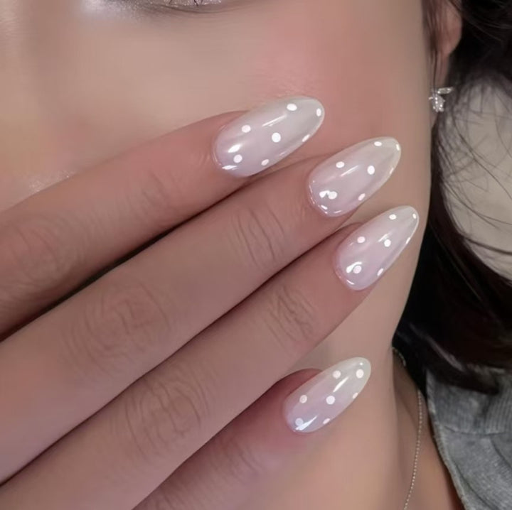 Premium Glänzendes Press-On Nagelset
