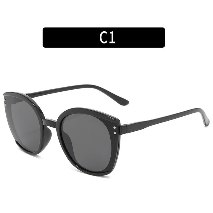 Stylische Übergroße Geometrische Sonnenbrille