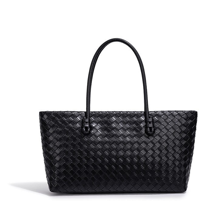 Woven Leather Tote Bag Karnz
