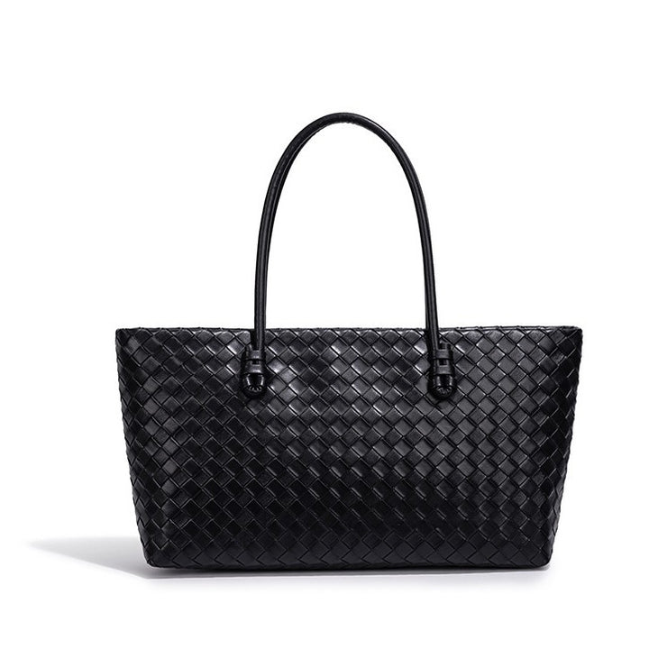 Woven Leather Tote Bag Karnz