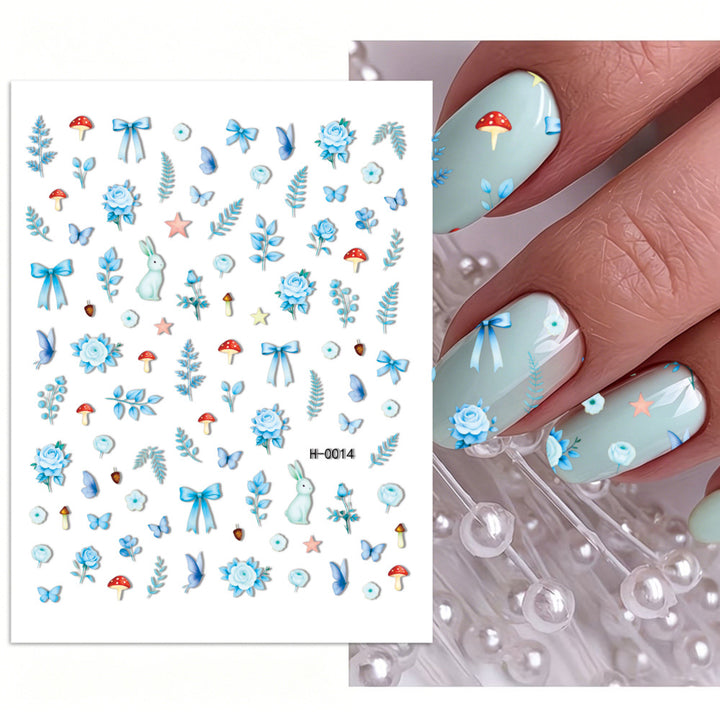 Kreative Nagelkunst Aufkleber