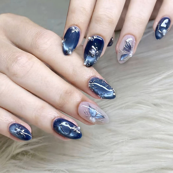 Dekoratives Press-On-Nagelspitzen-Set