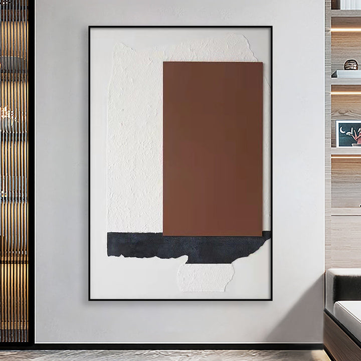 Moderne abstrakte strukturierte Leinwand Wandkunst