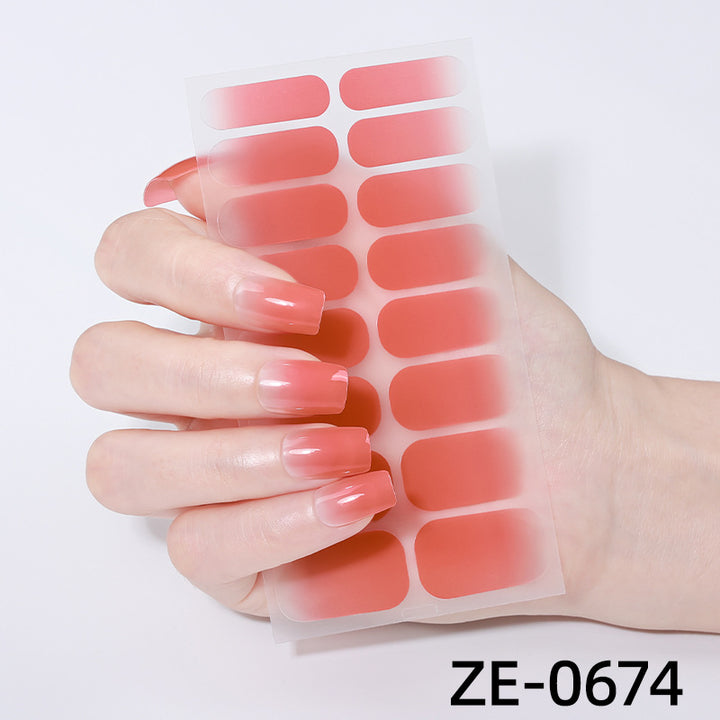 Gradient Gel Nagel Wraps