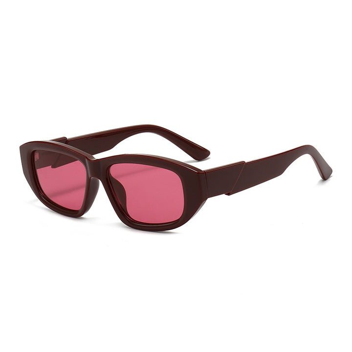 Retro-inspirierte kantige Sonnenbrille Karnz