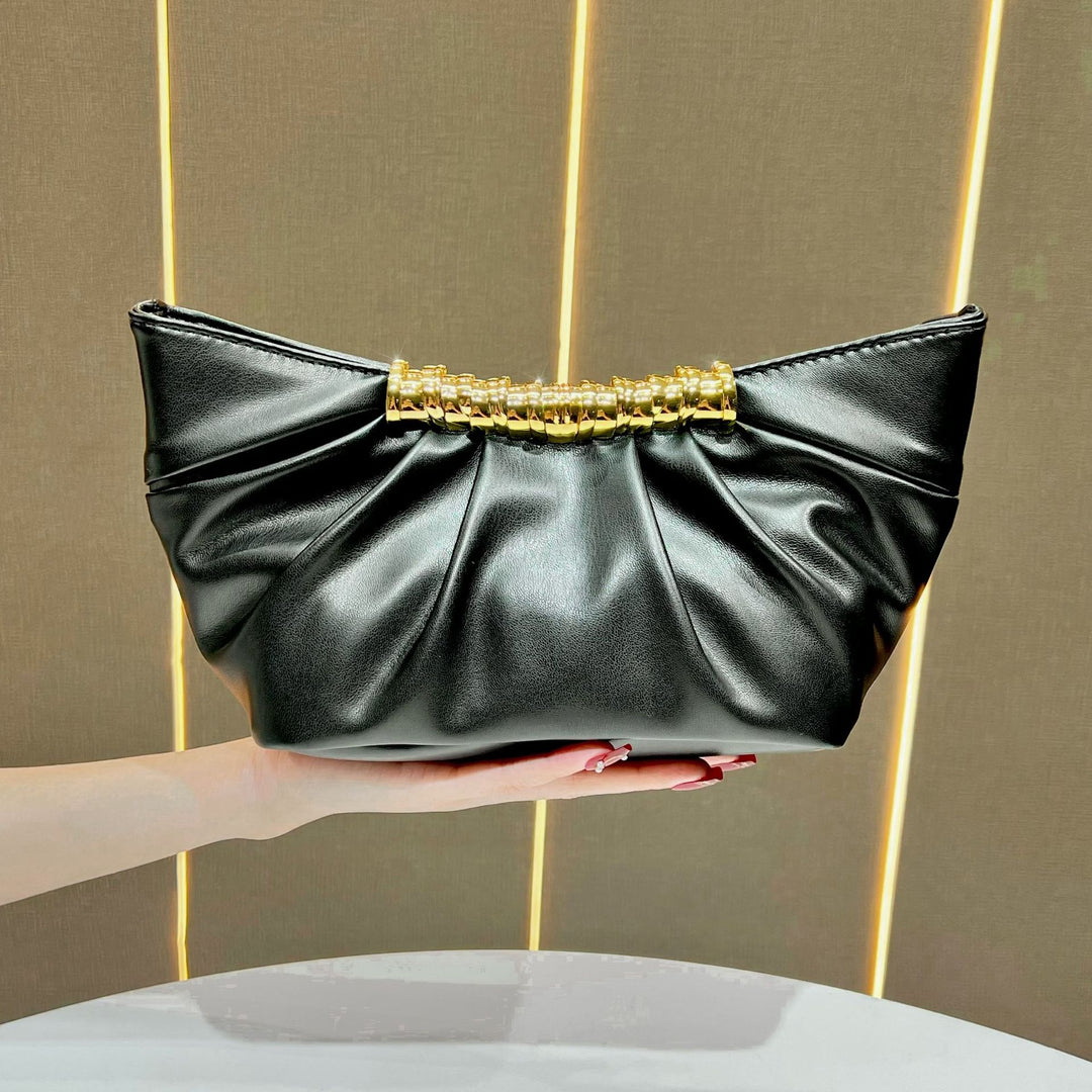 Stilvolle gefältete Handtasche