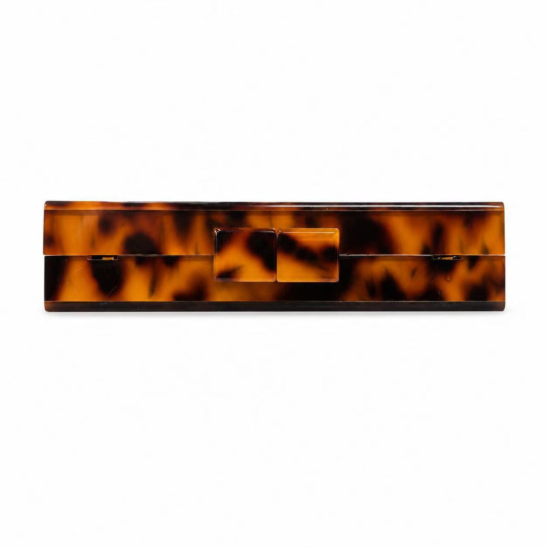 Elegante Schildpatt Abend-Clutch