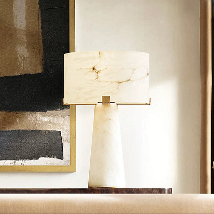Elegante Marmor Stehlampe