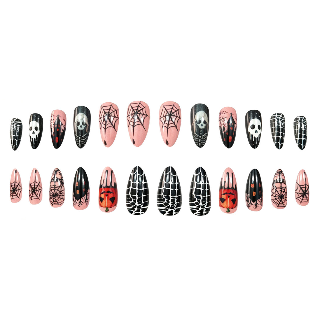 Themenbezogene Halloween Nagelkunst Karnz