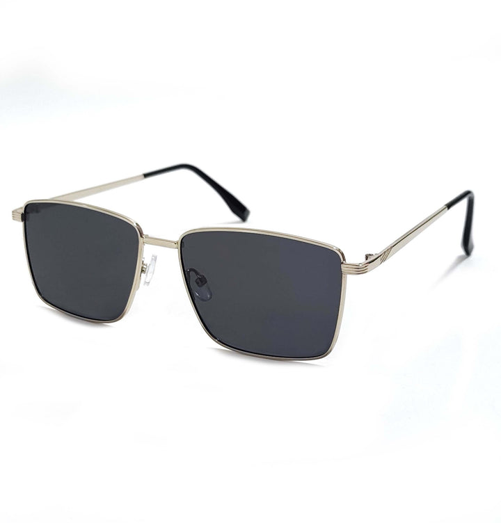 Herren modische quadratische Sonnenbrille mit UV-Schutz und ergonomischen Bügeln Karnz
