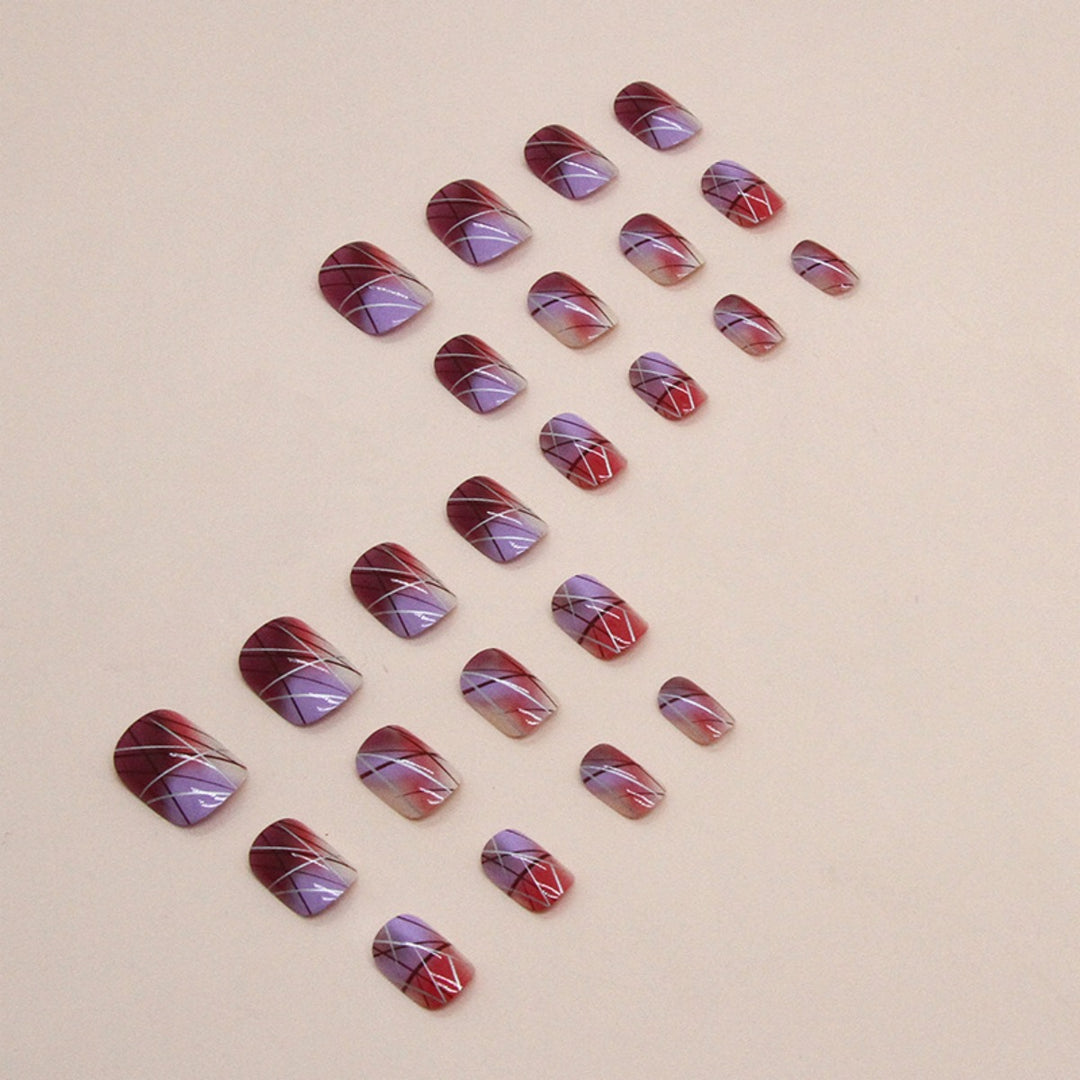 Künstlerische Ombre Nagelverlängerungen Karnz