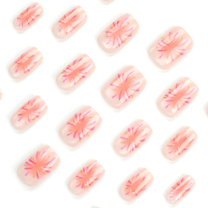 Künstliche Nagelkunst mit funkelnden Akzenten und spezieller Gestaltung Karnz