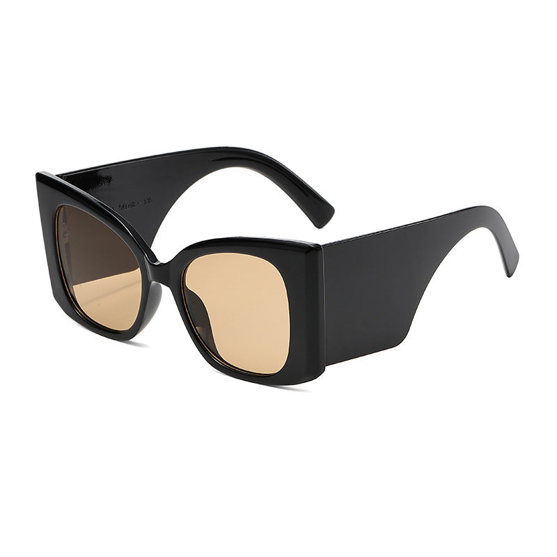 Damen modische oversized Sonnenbrille mit glamourösem Design Karnz