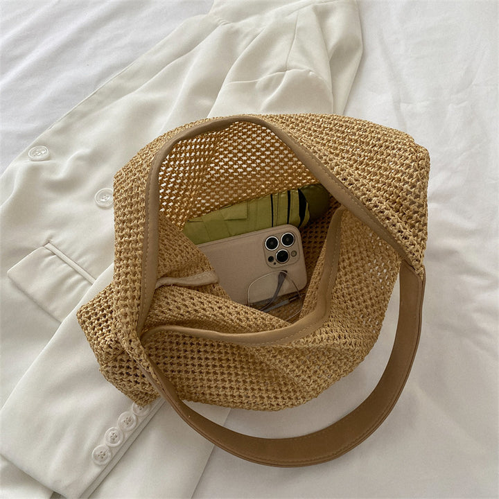 Handgefertigte Gewebte Strandtasche