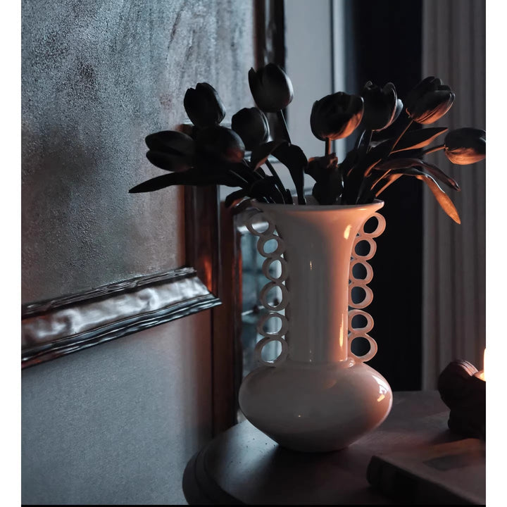 Elegante dekorative Porzellanvase