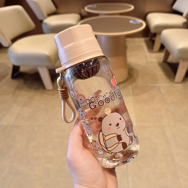 Damen Trendi und farbenfrohe Wasserflasche Karnz