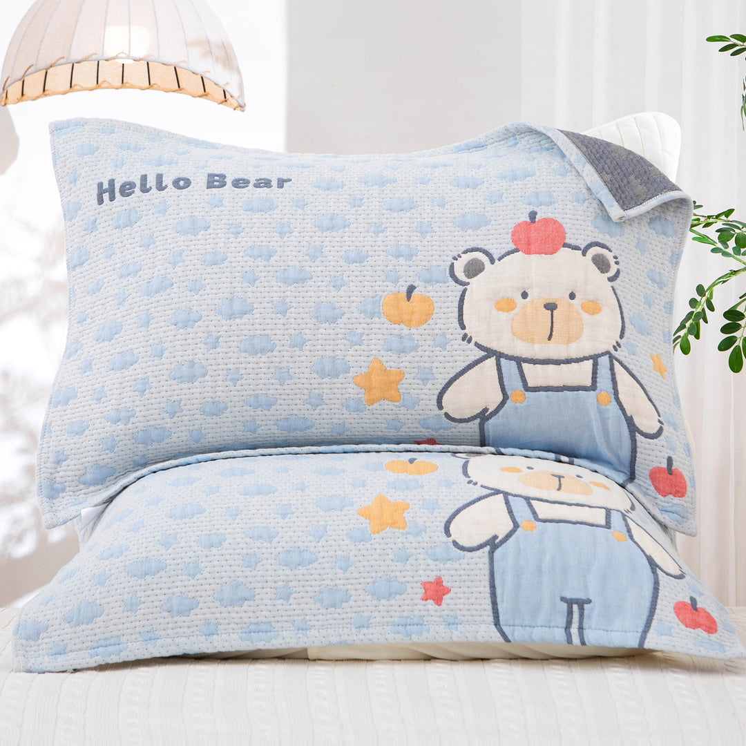 Damen Kopfkissenbezug mit floralem Design Karnz