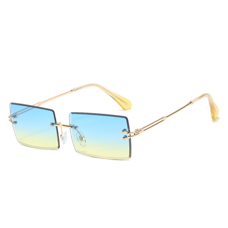 Moderne geometrische Rahmen-Sonnenbrille Karnz