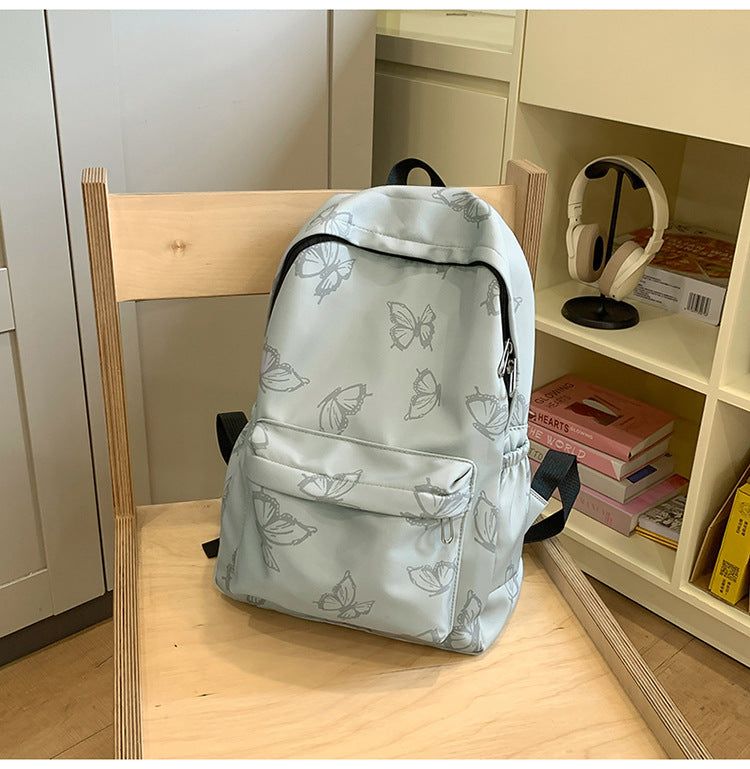 Stylischer Schmetterlingsdruck-Rucksack