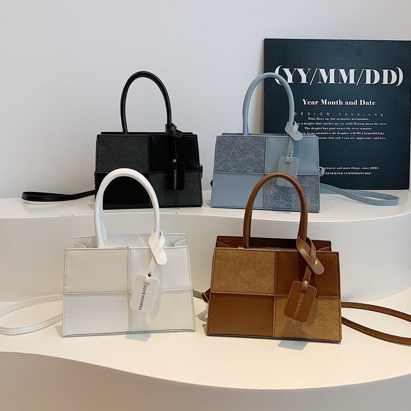 Geometrische Strukturierte Handtasche Karnz