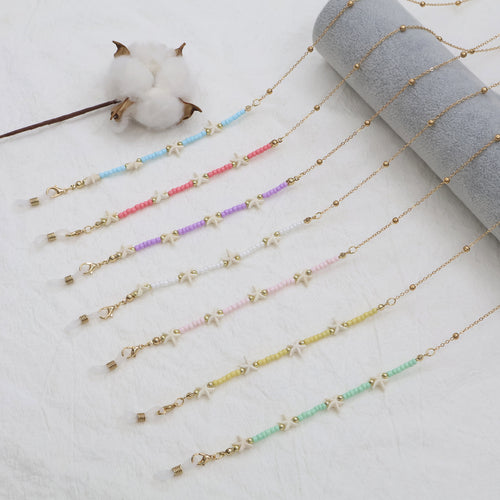 Strand-inspirierte Perlen-Brillenband Karnz