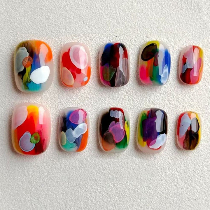 Verspieltes Künstlerisches Nagelkunst Design Set Karnz