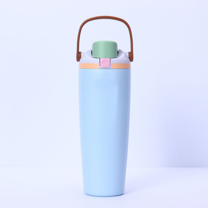Damen isolierte Trinkflasche mit ergonomischem Tragegriff Karnz