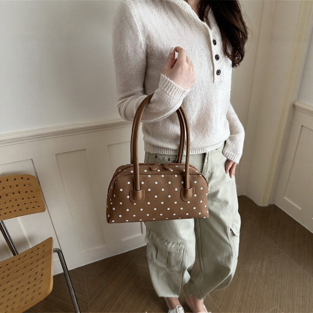 Blumenmuster Handtasche