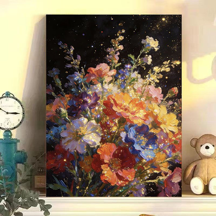 Floral-Themed Canvas Wandkunst Karnz
