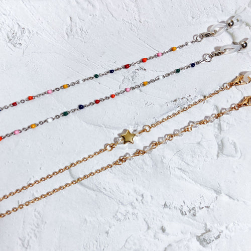 Bunte Brillenhalterkette Karnz