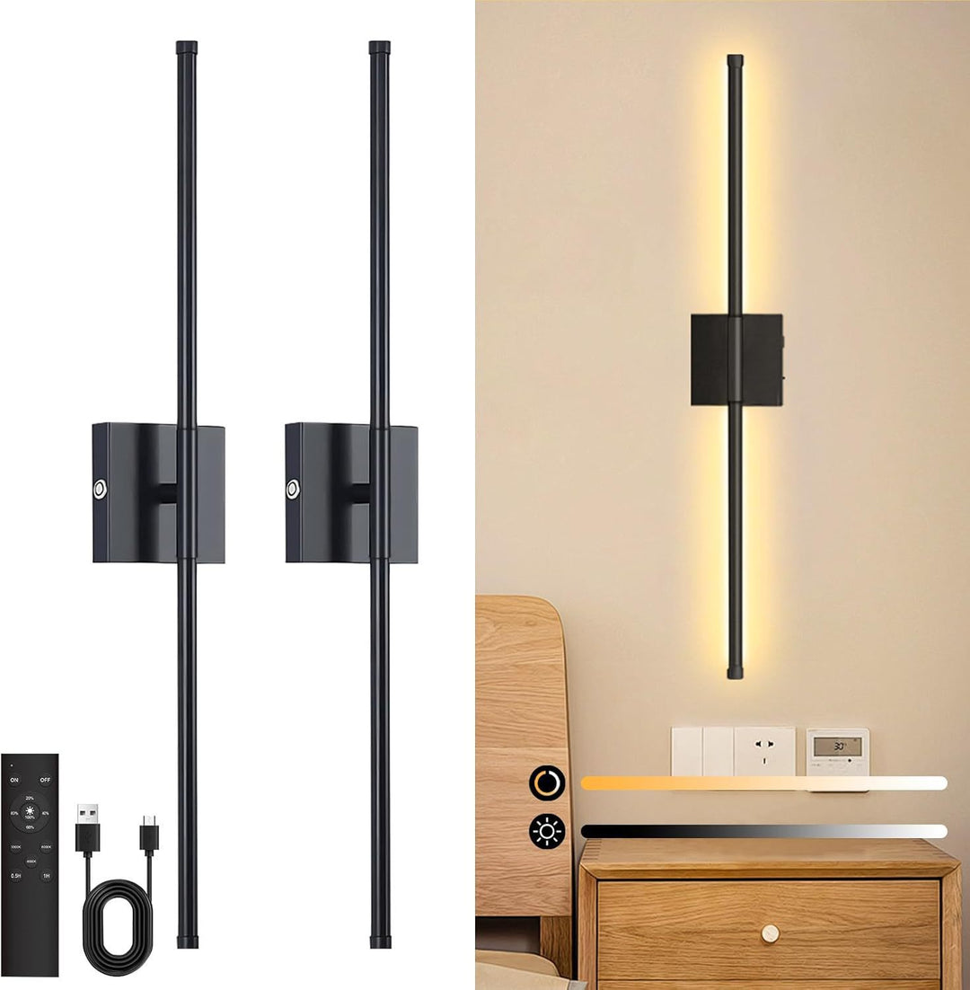 Minimalistische LED-Wandlampe