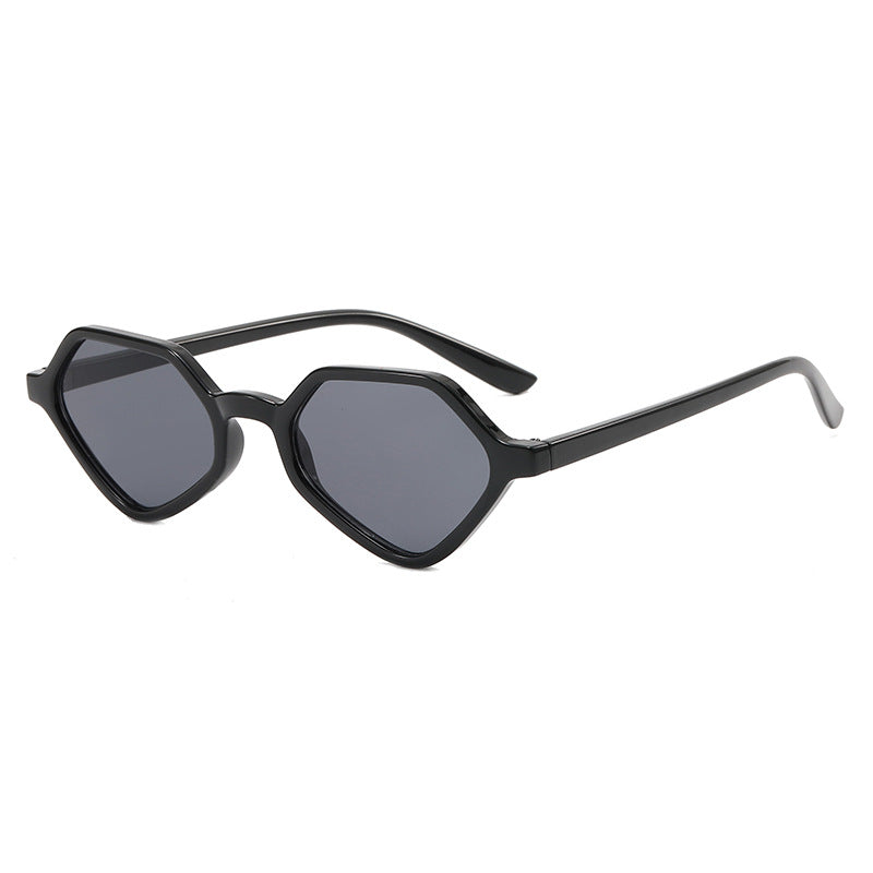 Damen Geometrische Design-Sonnenbrille mit verspiegelten Gläsern Karnz