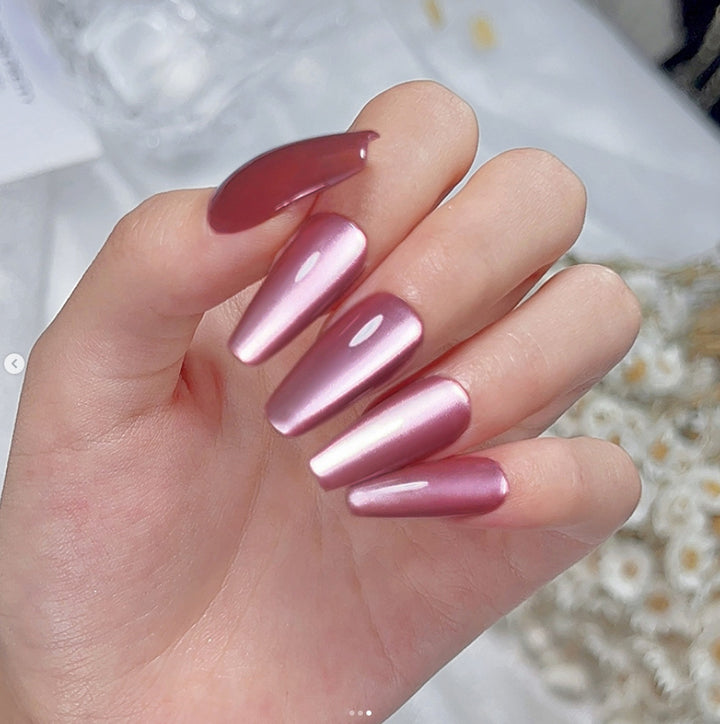 Premium Glänzende Press-On Nagelspitzen Set Karnz