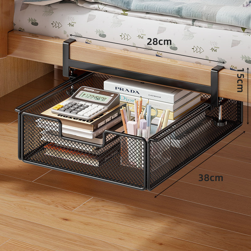 Unterbett ausziehbare atmungsaktive Metallgitter-Aufbewahrungsdrawer mit verstellbarem Clamp