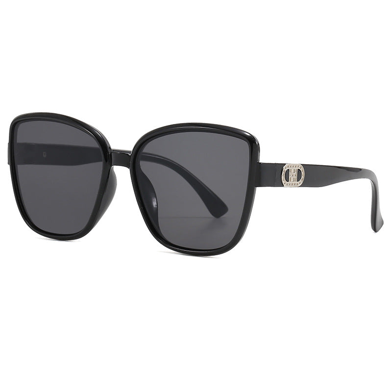 Damen elegante Oversized-Sonnenbrille im modernen Design Karnz