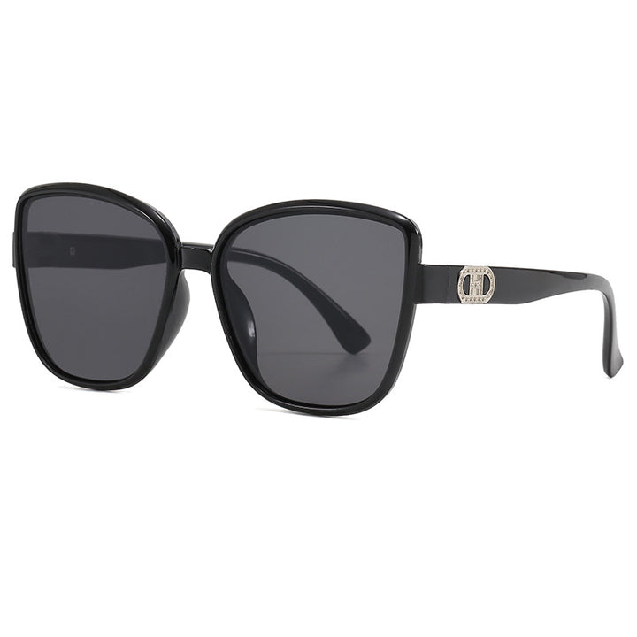 Damen elegante Oversized-Sonnenbrille im modernen Design Karnz
