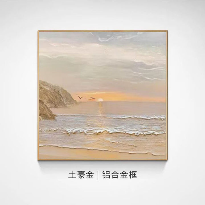 Küsten Sonnenaufgang Wandkunst