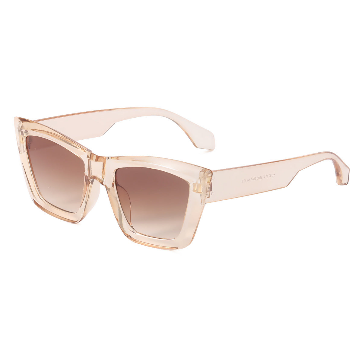 Damen Modische Sonnenbrille mit auffälligem Kantenrahmen und stilvollen Gläsern Karnz