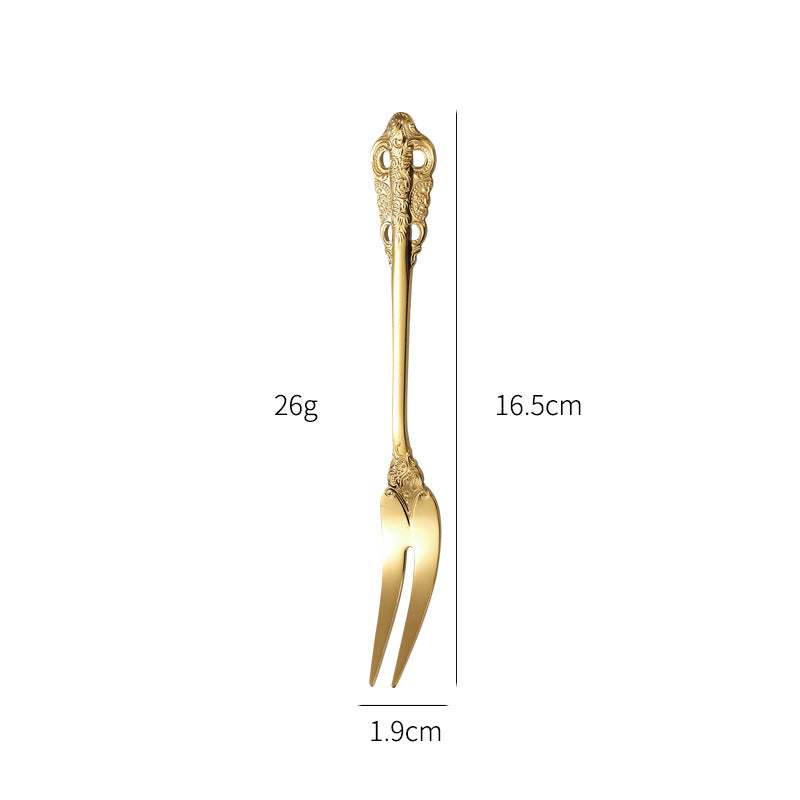 Elegante Fischgabel mit Kunstvollem Griffdesign Karnz