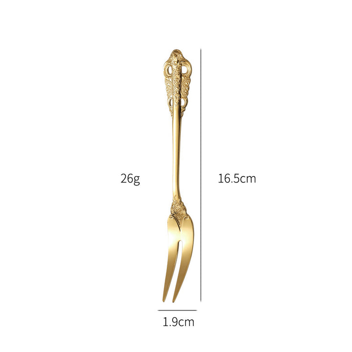 Elegante Fischgabel mit Kunstvollem Griffdesign Karnz