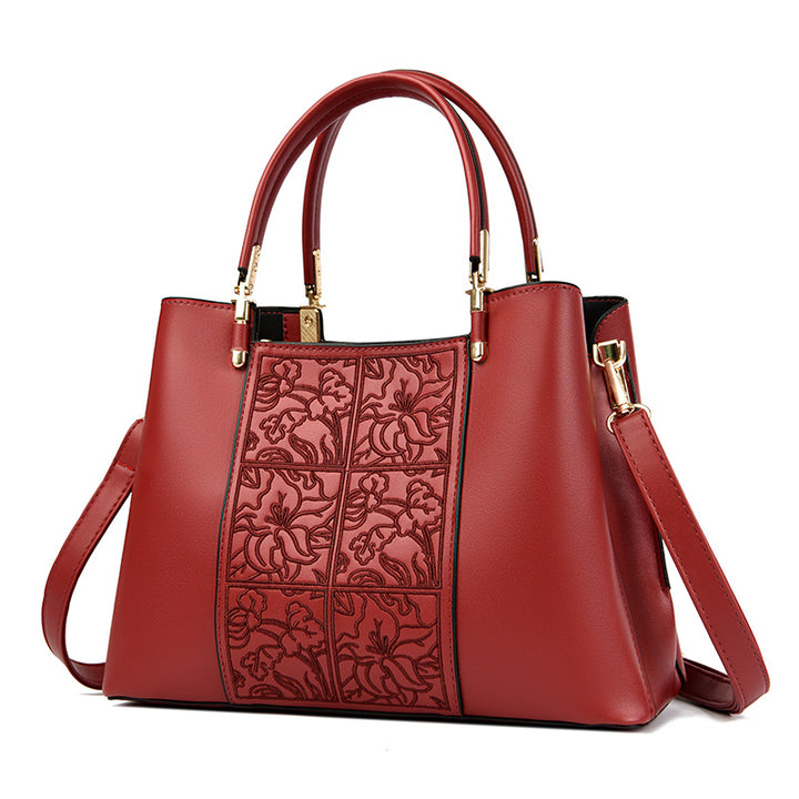 Elegante bestickte Handtasche Karnz