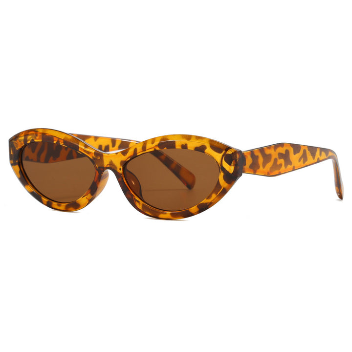Damen Cat-Eye Sonnenbrille mit breitem Rahmen und UV-Schutz Karnz