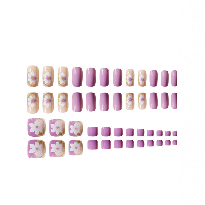 Premium Floral Design Pediküre Set Karnz