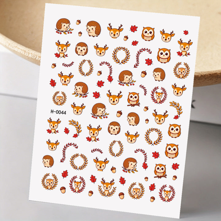 Niedliche Hunde-Themen-Nagelkunst-Sticker