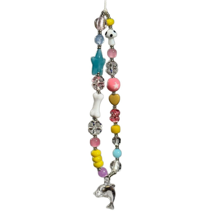 Verspielte Perlen Charm Halskette Karnz