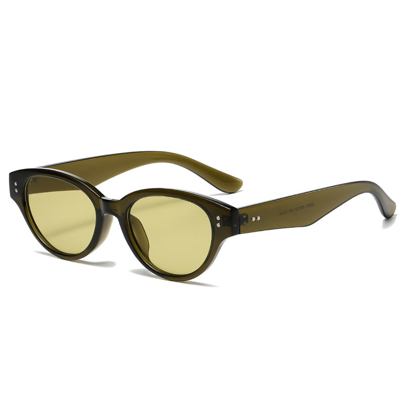 Damen stilvolle Sonnenbrille im trendigen Retro-Stil Karnz
