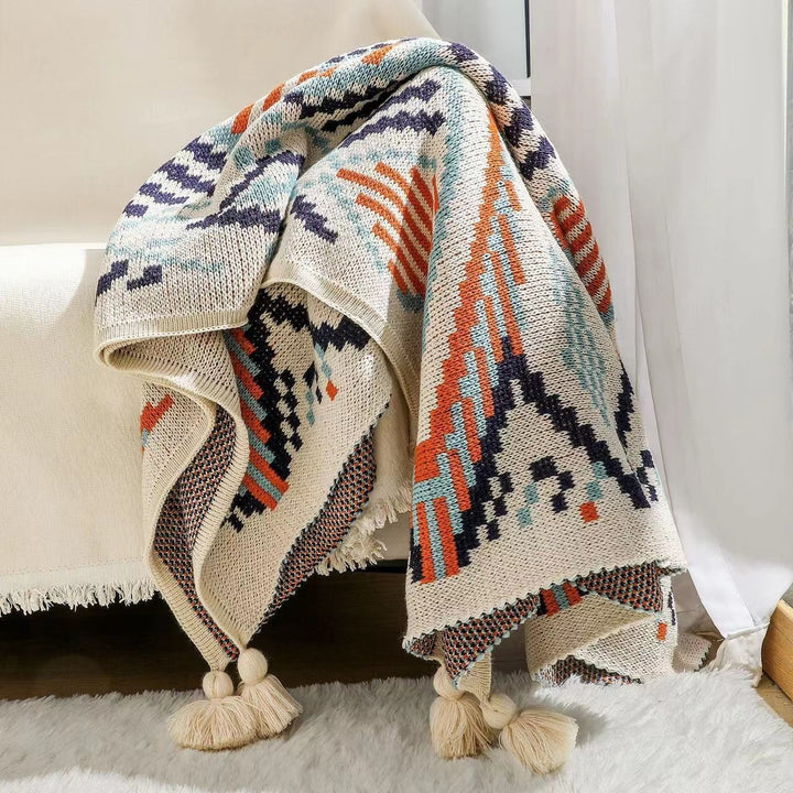 Gemütliche dekorative Wurfdecke