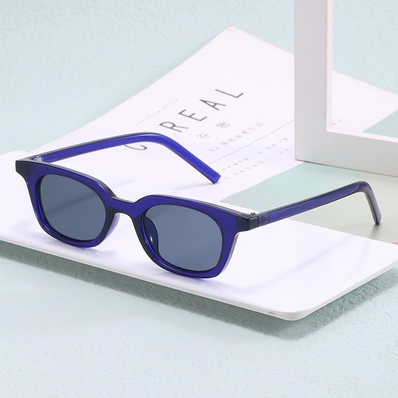 Damen moderne Rechteck-Sonnenbrille Karnz