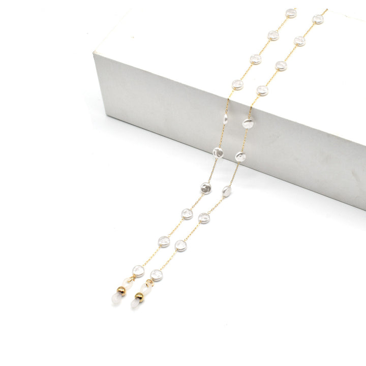 Elegante perlenverknüpfte Brillenband Karnz 1786692184